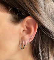 Seven Diamond Climber Earring - The Ear Stylist by Jo Nayor