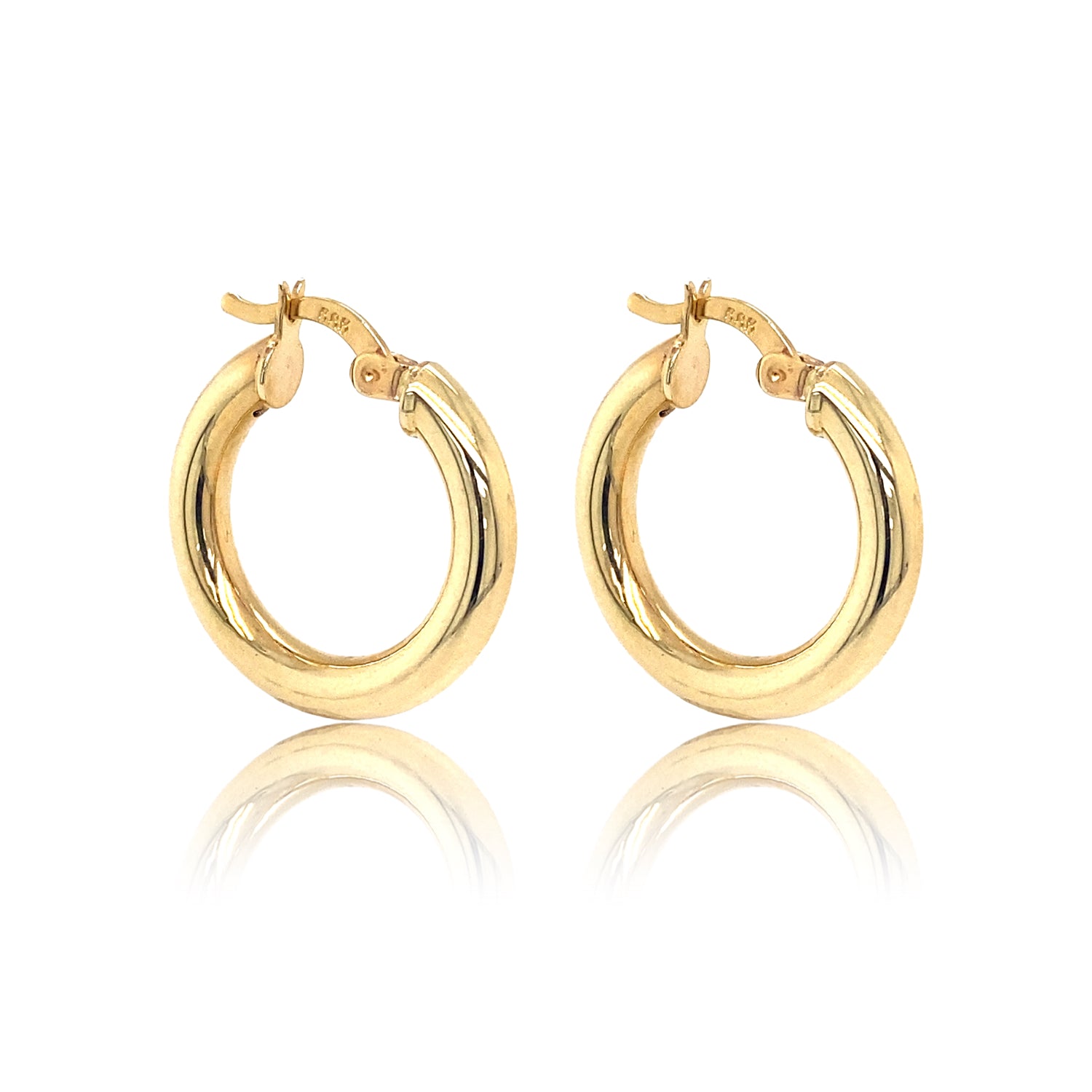 14K Gold Lana Hoops - Designer Earrings - The Ear Stylist