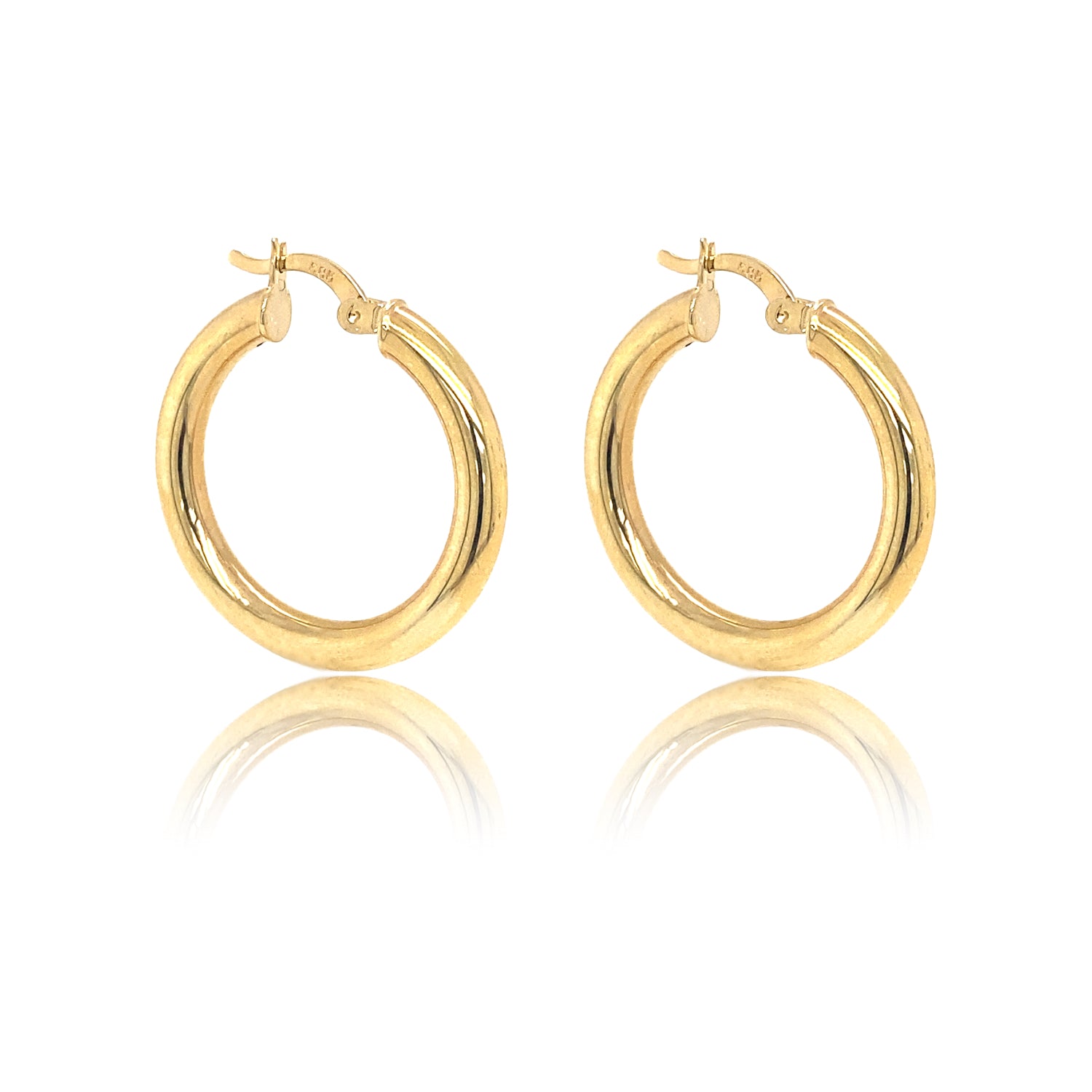 14K Gold Lana Hoops - Designer Earrings - The Ear Stylist