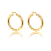 14K Gold Lana Hoops - Designer Earrings - The Ear Stylist