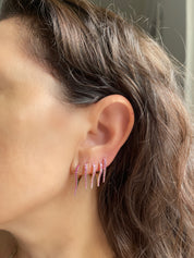 Pink Sapphire Mid Stiletto Huggies
