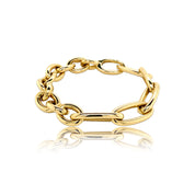 14K Gold Colette Link Bracelet - Designer Bracelet - Jo Nayor Designs