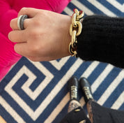 The Biggie Gold Link Bracelet