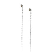 3" Pear Diamond Duster Earrings - Earrings - Ear Stylist by Jo Nayor