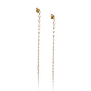 3" Pear Diamond Duster Earrings - Earrings - Ear Stylist by Jo Nayor