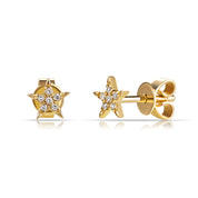 Micro Diamond Star Stud Earring - Designer Earrings - The EarStylist by Jo Nayor
