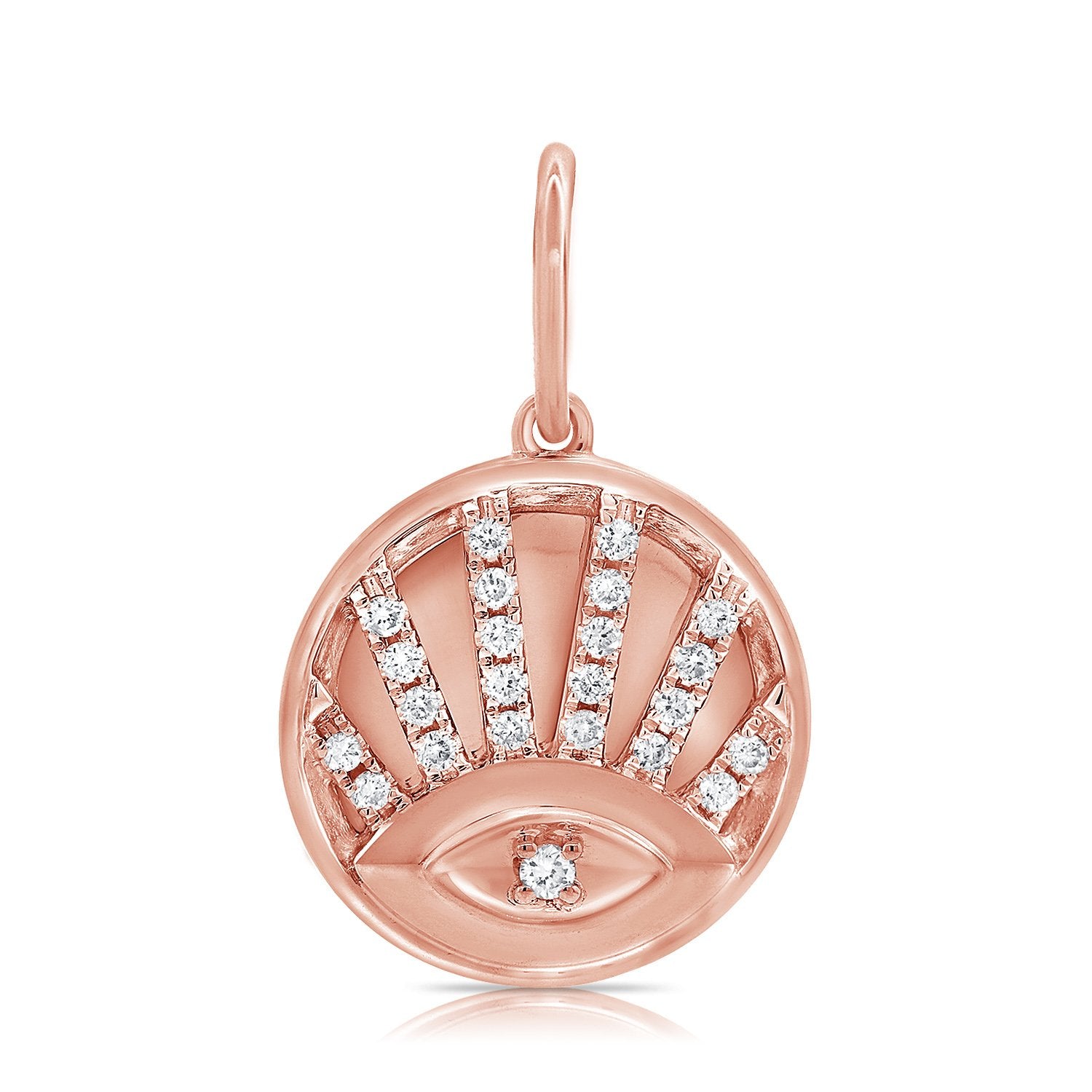 Mini Evil Eye Sunset Charm - Designer Earrings - The EarStylist by Jo Nayor