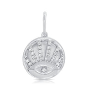 Mini Evil Eye Sunset Charm - Designer Earrings - The EarStylist by Jo Nayor