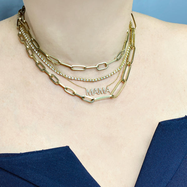 Big Mama Diamond Necklace - Designer Necklaces - Jo Nayor Designs