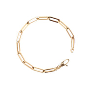14K Gold Colossal Link Bracelet - Designer Earrings - The EarStylist by Jo Nayor