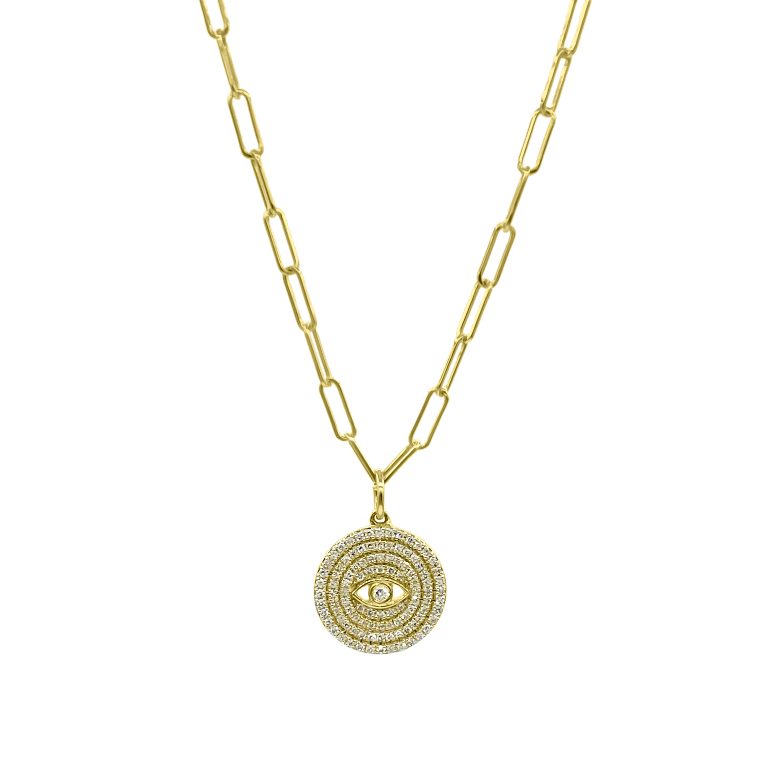 Diamond Evil Eye Coin