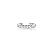 Diamond Low Rider Ear Cuff - Designer Earrings - The EarStylist by Jo Nayor