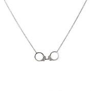 Diamond Handcuffs Necklace - The Ear Stylist by Jo Nayor