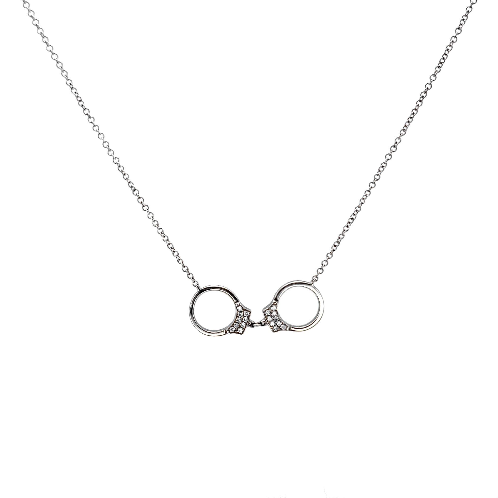 Diamond Handcuffs Necklace - The Ear Stylist by Jo Nayor