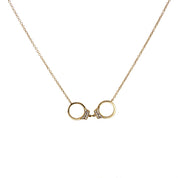 Diamond Handcuffs Necklace - The Ear Stylist by Jo Nayor