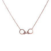Diamond Handcuffs Necklace - The Ear Stylist by Jo Nayor