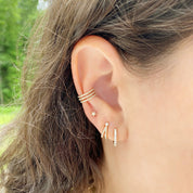 Micro Diamond Star Stud Earring - Designer Earrings - The EarStylist by Jo Nayor