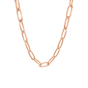 Jumbo 14K Gold Oval Link Necklace - Designer Necklaces - Jo Nayor
