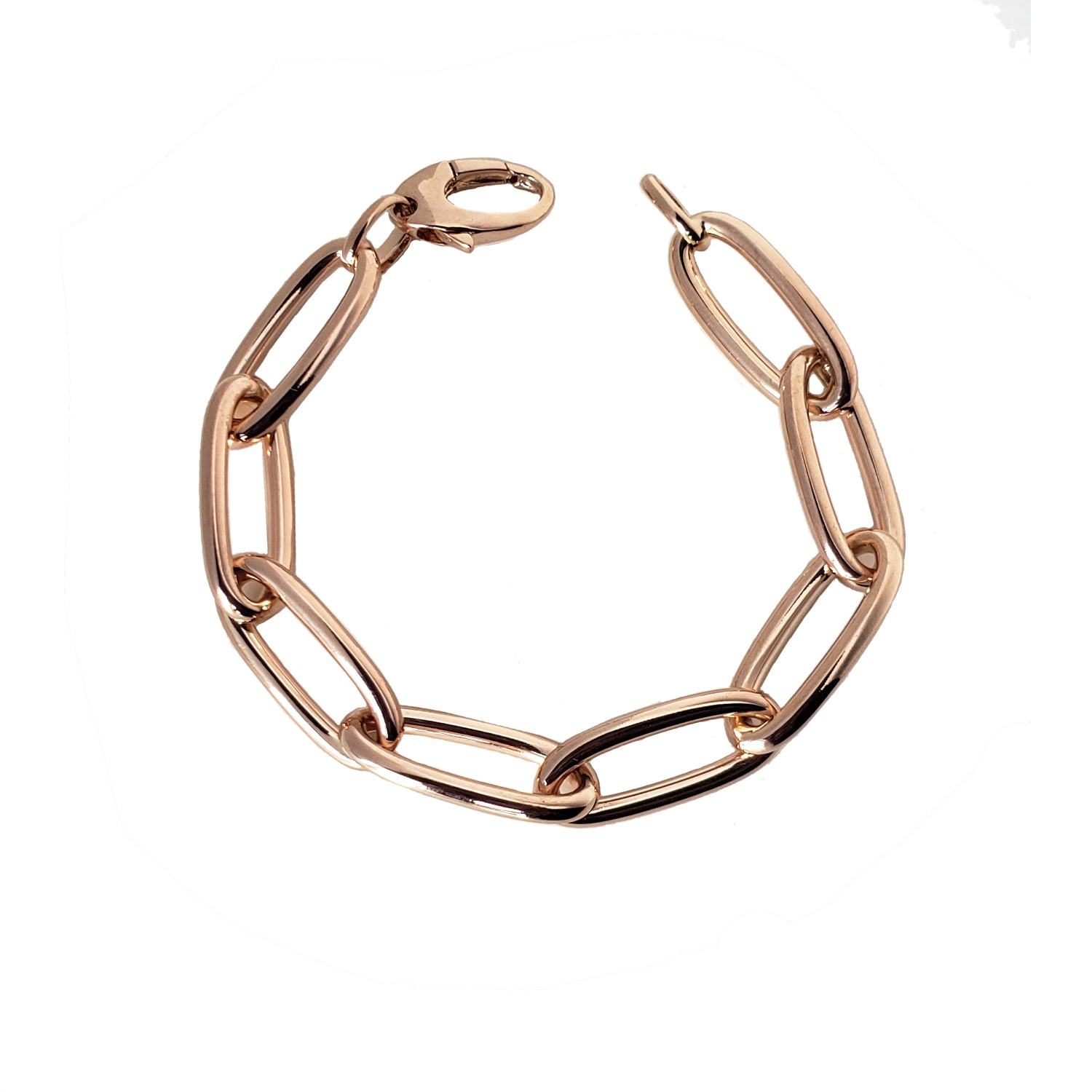 Jumbo Oval Link Bracelet - Designer Earrings - The EarStylist by Jo Nayor