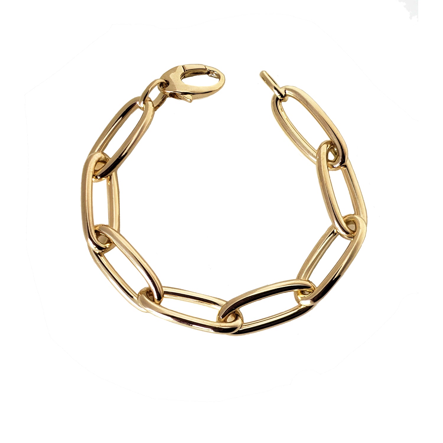 Jumbo Oval Link Bracelet - Designer Earrings - The EarStylist by Jo Nayor