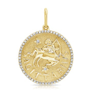Diamond Zodiac Charms - Designer Earrings - The EarStylist by Jo Nayor