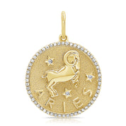 Diamond Zodiac Charms - Designer Earrings - The EarStylist by Jo Nayor