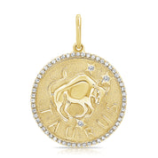 Diamond Zodiac Charms - Designer Earrings - The EarStylist by Jo Nayor