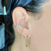 14K Gold U Hoops - Designer Earrings - The EarStylist by Jo Nayor