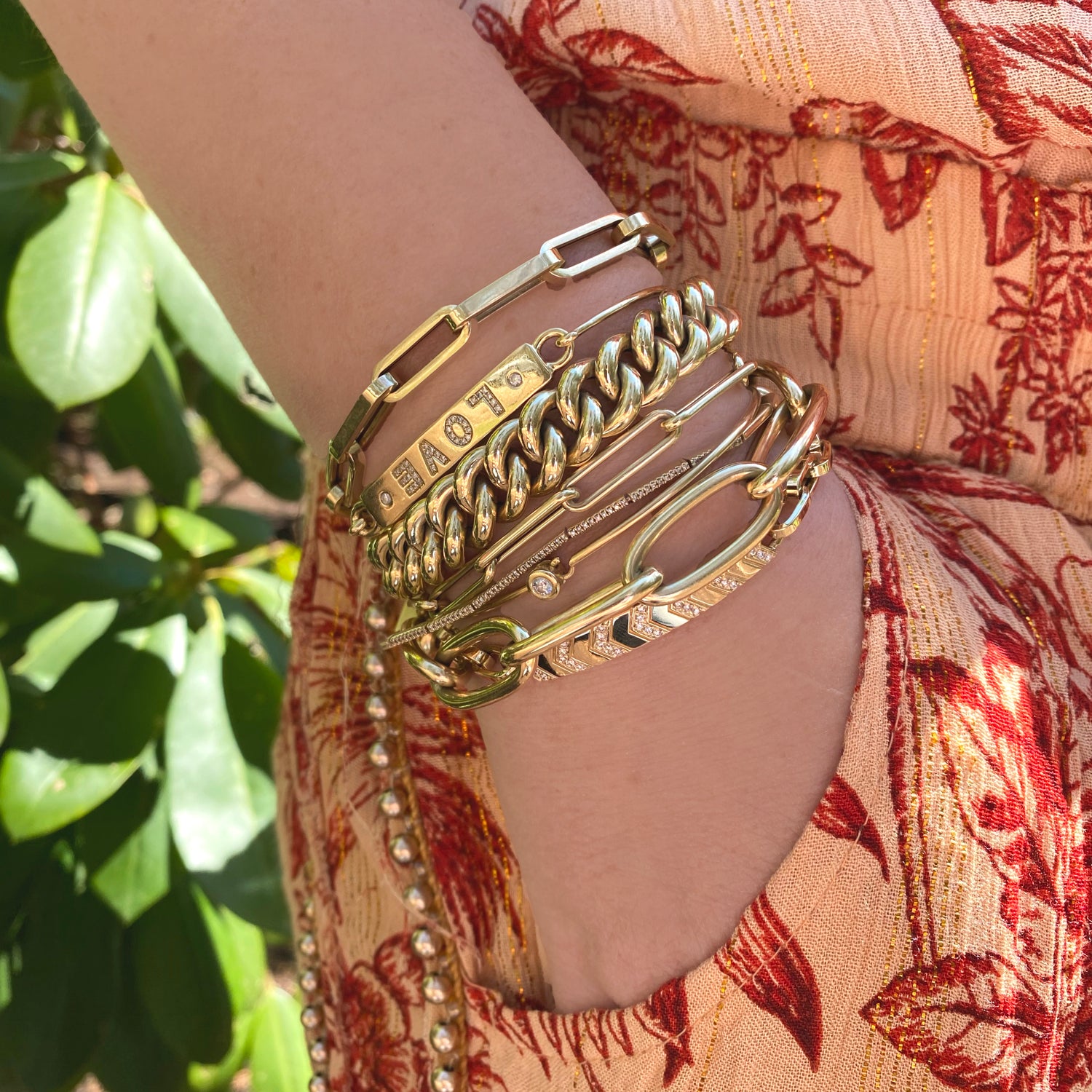 Diamond Love Bracelet - Designer Earrings - The EarStylist by Jo Nayor
