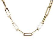 Supreme Link 14K Gold Chain Necklace - Designer Earrings - The EarStylist by Jo Nayor