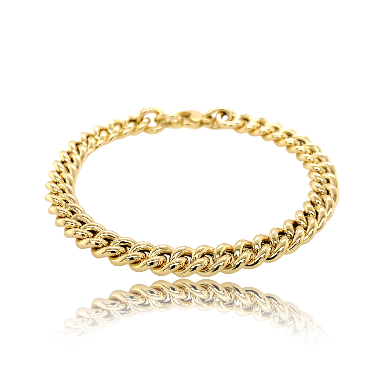 7mm Curb Link Bracelet - Designer Bracelet - Jo Nayor Designs