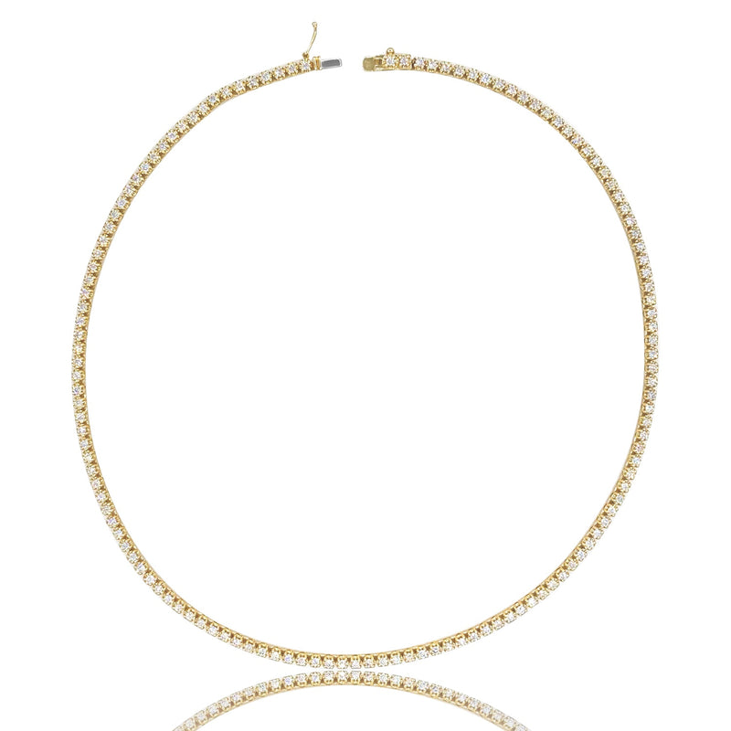 Diamond Tennis Necklace- Designer Diamond Necklaces - Jo Nayor Designs