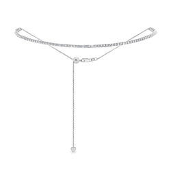 Petite Diamond Tennis Choker