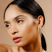 Electra Diamond Cascade Earrings