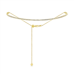 Petite Diamond Tennis Choker