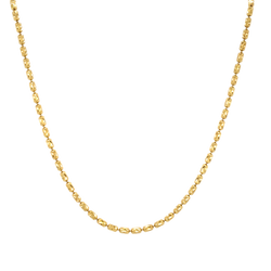 14K Gold Barrel Bead Necklace - The Ear Stylist by Jo Nayor