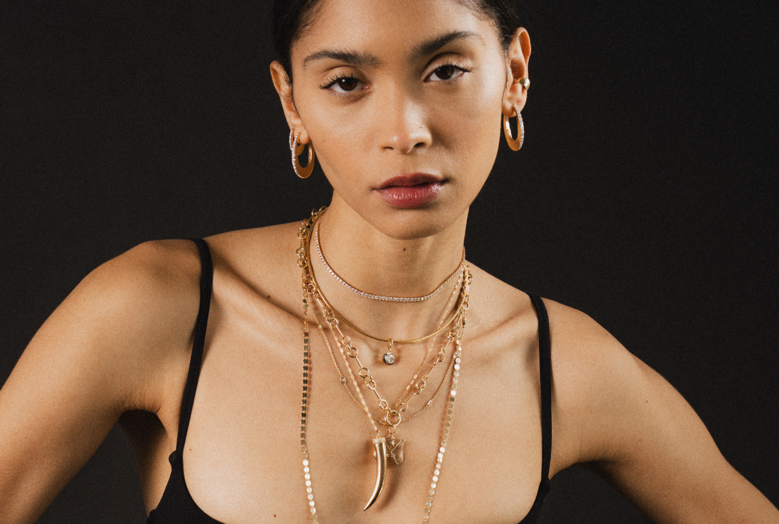 Horn Pendant Necklace