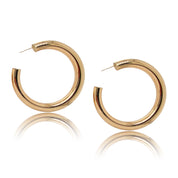 14K Gold Chunky Hoops