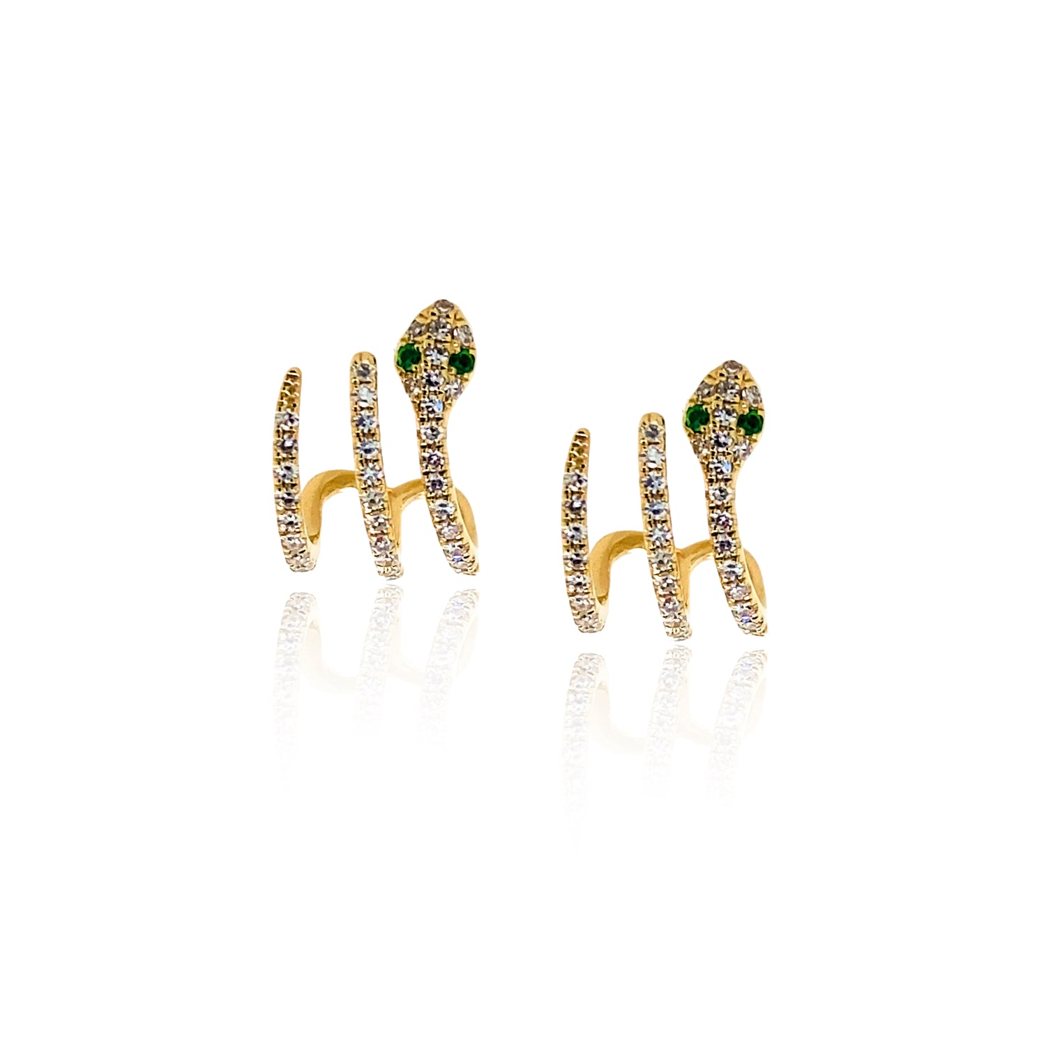 Snake Cage Earrings
