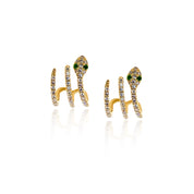 Snake Cage Earrings - The Ear Stylist by Jo Nayor