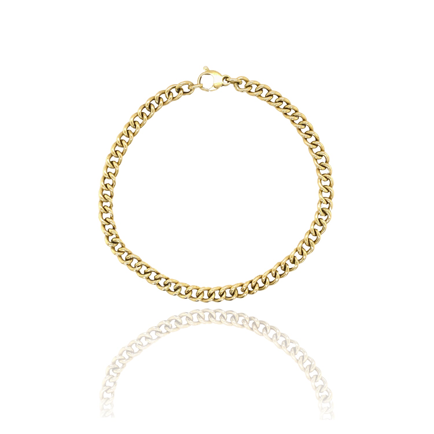 Curb Link Anklet - Gold Anklets - The Ear Stylist by Jo Nayor