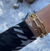 Large Diamond Heart Bracelet