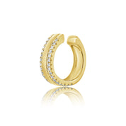 Diamond Border Ear Cuff - Designer Earrings - Ear Stylist by Jo Nayor