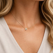 Diamond Rondelle Trio Necklace