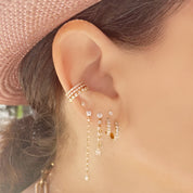 Trifecta Ear Cuff - Diamond Earrings - The Ear Stylist by Jo Nayor