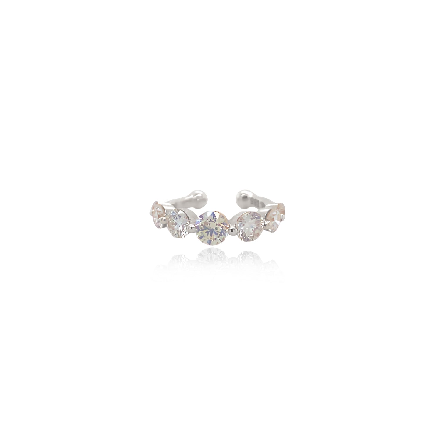 Diamond Eternity Ear Cuff - Designer Earring - EarStylist by Jo Nayor