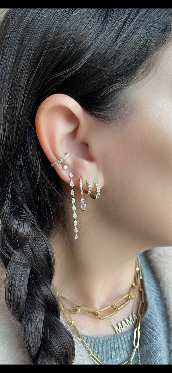 Diamond Low Rider Ear Cuff