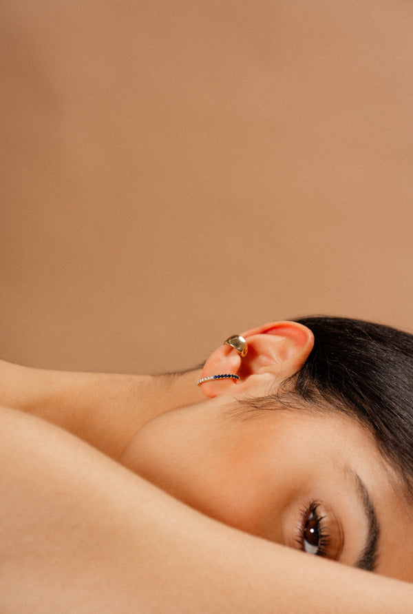 Diamond & Sapphire Ear Band
