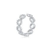 Diamond Halo Ear Cuff