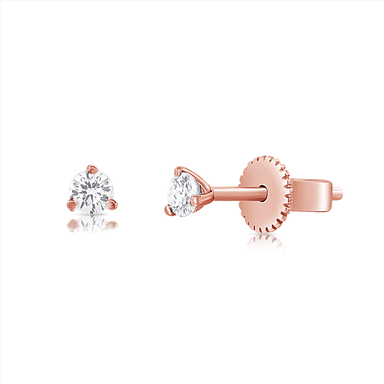 Teeny Diamond Stud Earring